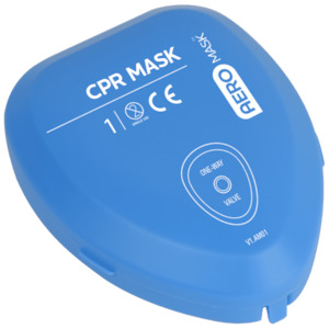 Resuscitation Airways: AEROMASK CPR Mask in Hard Cover