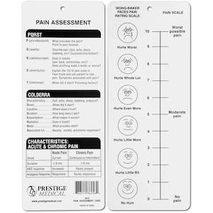 Pain Assessment Card