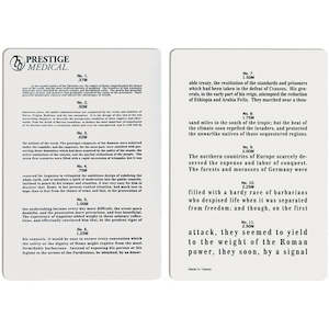 Training Models: Jaeger Eye Chart