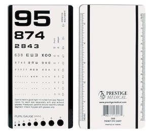 Measuring Tools: Pocket Eye Chart