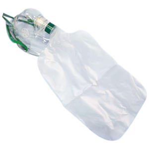 Non-Rebreather Oxygen Mask with 2.1m Tubing - Adult