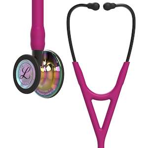 Littmann Cardiology IV Diagnostic Stethoscope: High Polish Rainbow & Raspberry -&hellip;