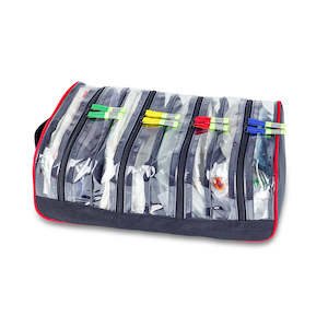 Bag Accessories: TRAY'S Four Pocket Bag with Colour Code and Handle