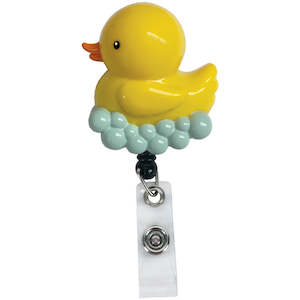 Id Tags: Deluxe Retracteze™ ID Holder Yellow Duck