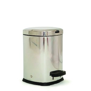 Ppe: Stainless Steel Pedal Bin
