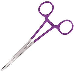 5.5" ColorMate™ Kelly Forceps Purple