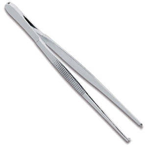 Forceps: 4.5" S/S Tissue Forceps