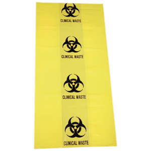 AEROHAZARD Biohazard Clinical Waste Bag 10L – 40um - 350 x 470mm