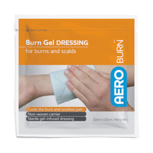 Burn Care: AEROBURN Burn Gel Dressing 10 x 10cm