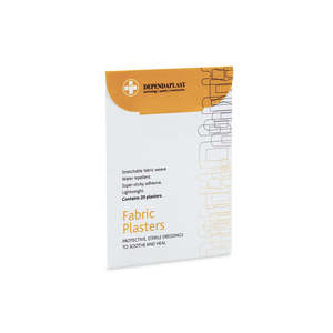 First Aid: Dependaplast - Pale Advanced Fabric Plasters - Assorted - Wallet of 20