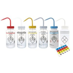 Products: Wash Bottles – Safety Labelled – Mediscope