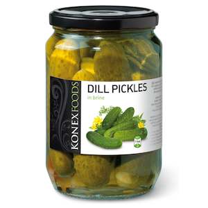 Antipasto: Dill Pickles 'Konex' 670g