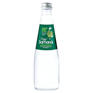 Beverages Non Alcoholic: Samaria Sparkling Water Spearmint 330ml - (6 pack)