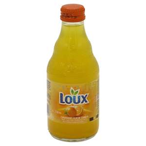 Beverages Non Alcoholic: 12 pack - Orange Sparkling 'Loux' 250ml