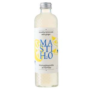 Beverages Non Alcoholic: Sparkling Mastiha Lemon & Ginger Water 330ml