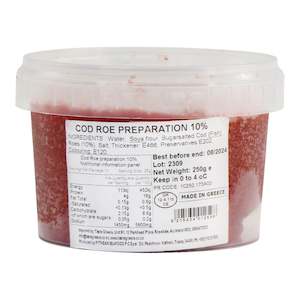Fish: Tarama (cod roe paste 10%)  250g