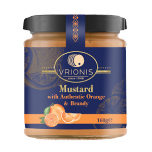 Mustard with Orange and Brandy 160g