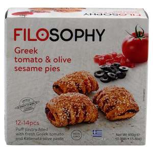 Frozen: Filo Mini Tomato & Olive Sesame Pies 450g