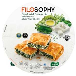 Frozen: Wild Greens pie with feta & EVOO 850g