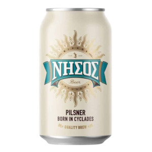 Wine: Nissos Pilsner Can 330ml 6 pack