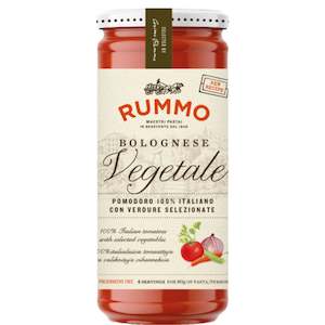 Tomatoes: Sugo Vegetable Bolognese Sauce 'Rummo' 340g