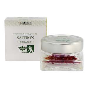 Personal Care: Organic Greek Saffron in Filaments Glass Jar 1g