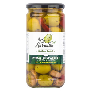 Olives: La Sabrosita Gordal Chupadedos Pitted Olives 350g