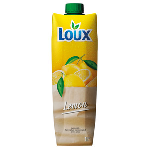 Beverages Non Alcoholic: Loux Lemon Fruit Juice 1L