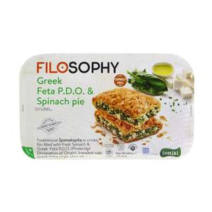 Frozen: Filosophy P.D.O. Traditional Filo Pie with Feta & Spinach 550g