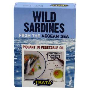 Trata Sardines in Vegetable Oil Piquant 100g