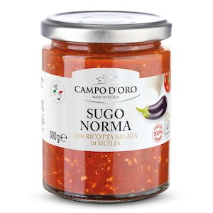 Products: Norma Tomato Sauce 300g - CAMPO D'ORO - Mediterranean Foods New Zealand