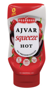 Products: Ajvar Hot Eggplant & Peppers Relish 310g - Mediterranean Foods New Zealand