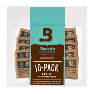 Boveda Size 8, 58% RH 10 Packs