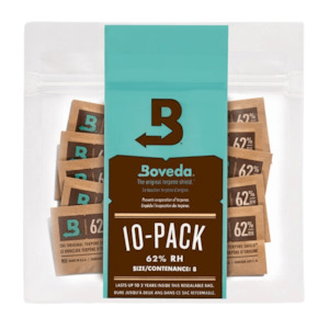 Boveda Size 8, 62% RH 10 Packs