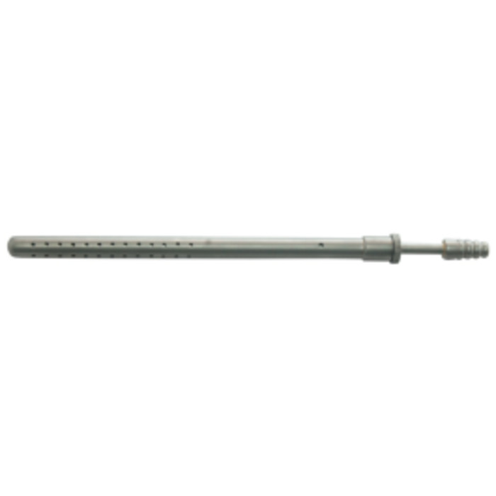 Products: Poole Suction Tube 22cm, 10cm Dia, Fenestrated / Stainless Steel