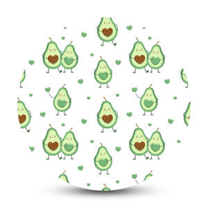 RockaDex Printed Patch: Avocado - Full Cover
