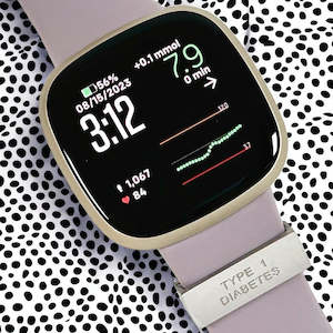 TYPE ONE DIABETES WATCH SLEEVE - SILVER