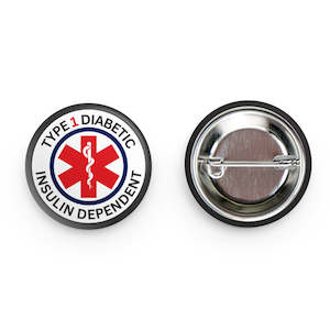 Badges: Type One Diabetic Button Badge