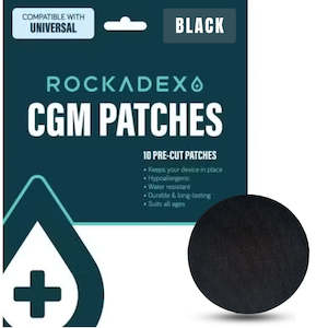 Universal CGM Patches – 10 Pack Black