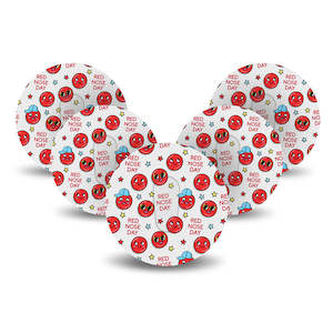 Dexcom G6 Patches: CURE KIDS RED NOSE DAY - DEXCOM G6 PATCH INNER CUT 5 PACK
