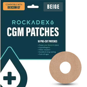 Dexcom G7 Patch Range: Dexcom G7 Patches: Beige – 10 Pack Inner Cut