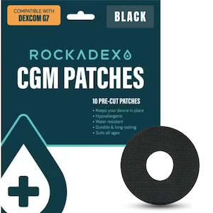 Dexcom G7 Patch Range: Dexcom G7 Patches: Black – 10 Pack Inner Cut