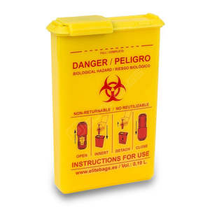 Sharps Container: Pocket-Sized Bio-Contaminated Material Container