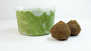 Products: Frozen Falafel mix Mediterranean Food Company