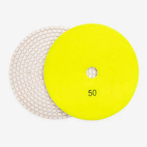 Hand Polishing: WHITE Polishing Pad - 200Grit- 180mm 7"