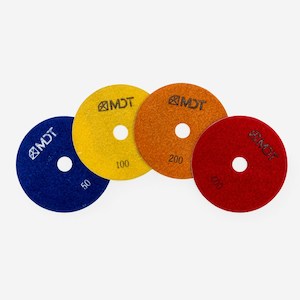Corner Tooling: MDT 5'' 100Grit Electroplated Dry Polishing Pad - 125mm