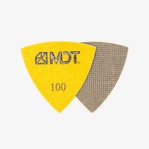 Corner Tooling: MDT 3'' 400Grit Electroplated Corner Polishing Pad - Triangle