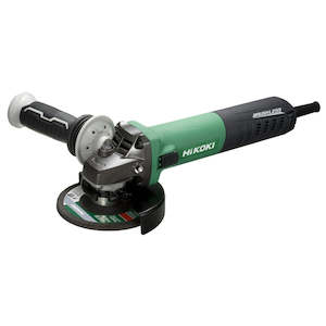 Machinery: Hitachi AC brushless 125mm angle grinder with variable speed