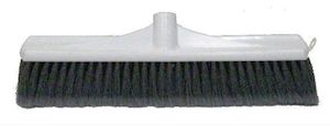 Mops Brooms: Grey/White Super Soft Broom Head - 600mm
