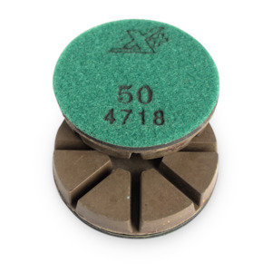 Burnishing Pads: Aqua Zero Polishing Pads - 75mm - 50 Grit